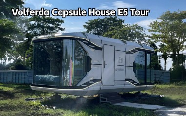 Volferda Capsule House E6 without balcony Tour